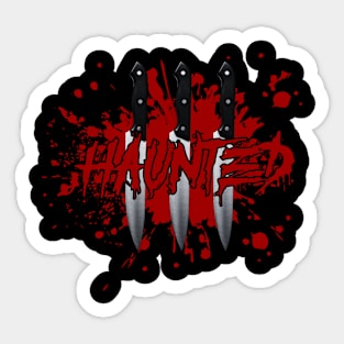 Haunted Knives Sticker